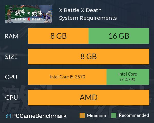 激斗X死斗 Battle X Death System Requirements PC Graph - Can I Run 激斗X死斗 Battle X Death 激斗X死斗 Battle X Death System Requirements PC Graph - Can I Run 激斗X死斗 Battle X Death