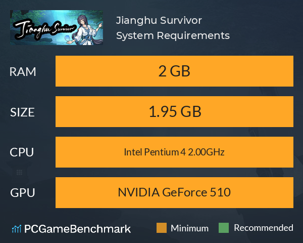 Jianghu Survivor System Requirements PC Graph - Can I Run Jianghu Survivor