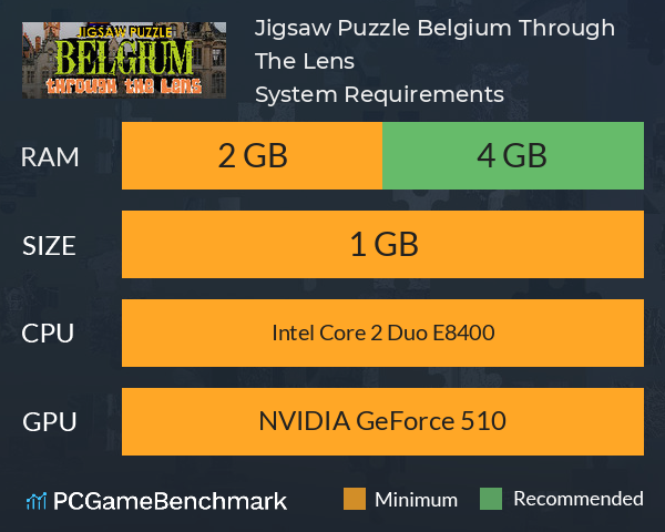 Jigsaw Puzzle: Belgium Through The Lens System Requirements PC Graph - Can I Run Jigsaw Puzzle: Belgium Through The Lens Jigsaw Puzzle: Belgium Through The Lens System Requirements PC Graph - Can I Run Jigsaw Puzzle: Belgium Through The Lens