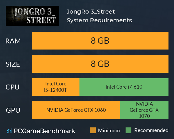 JongRo 3_Street System Requirements PC Graph - Can I Run JongRo 3_Street JongRo 3_Street System Requirements PC Graph - Can I Run JongRo 3_Street
