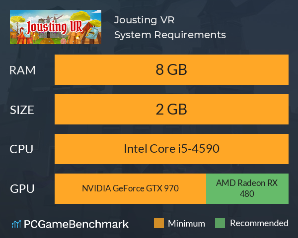 Jousting VR System Requirements PC Graph - Can I Run Jousting VR Jousting VR System Requirements PC Graph - Can I Run Jousting VR
