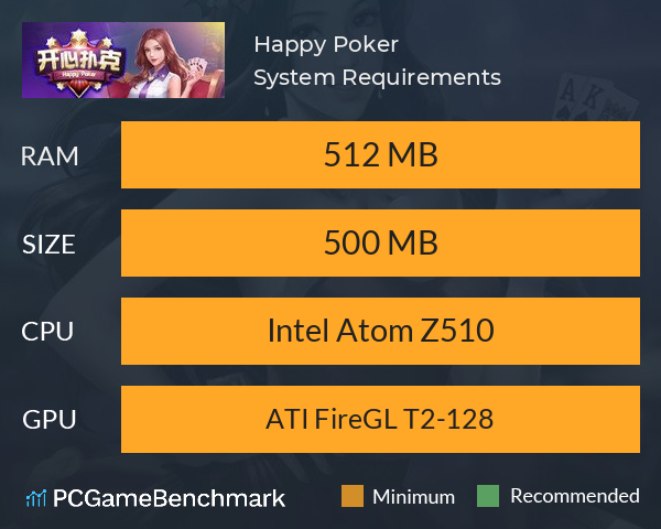 开心扑克Happy Poker System Requirements PC Graph - Can I Run 开心扑克Happy Poker 开心扑克Happy Poker System Requirements PC Graph - Can I Run 开心扑克Happy Poker