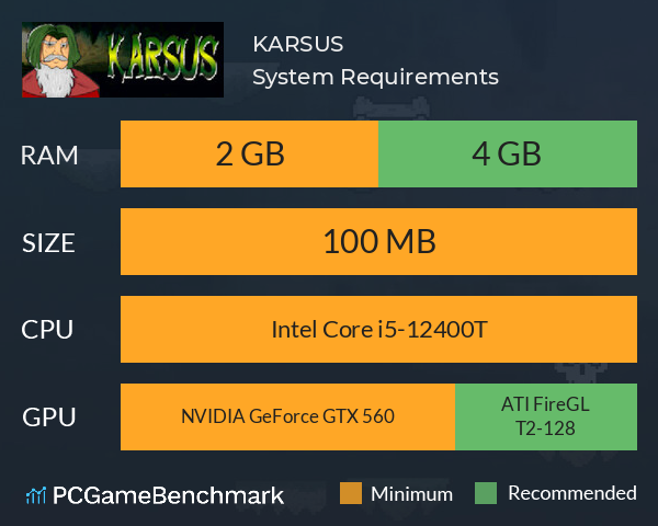 KARSUS System Requirements PC Graph - Can I Run KARSUS KARSUS System Requirements PC Graph - Can I Run KARSUS