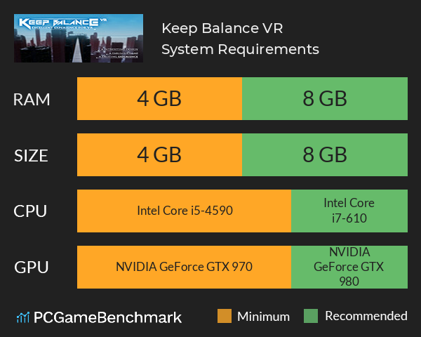 Keep Balance VR System Requirements PC Graph - Can I Run Keep Balance VR Keep Balance VR System Requirements PC Graph - Can I Run Keep Balance VR