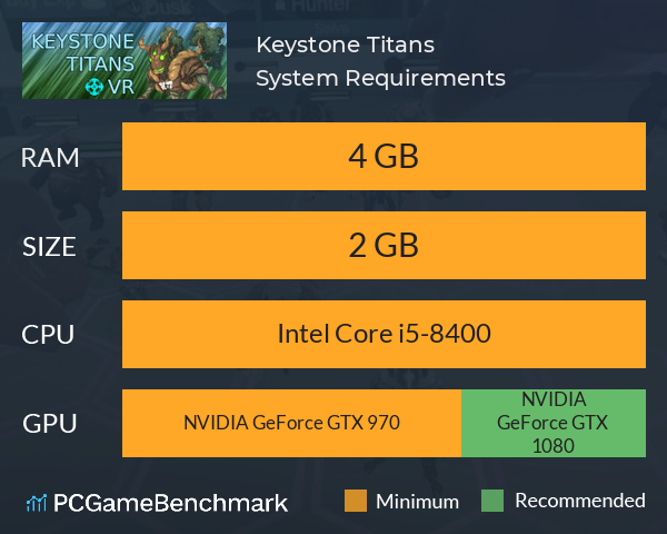 Keystone Titans System Requirements PC Graph - Can I Run Keystone Titans Keystone Titans System Requirements PC Graph - Can I Run Keystone Titans
