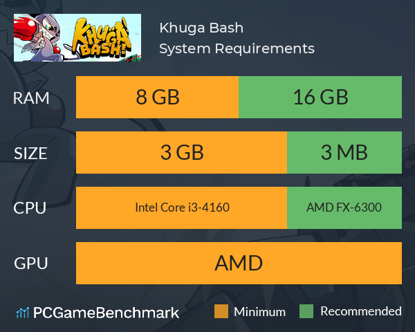 Khuga Bash! System Requirements PC Graph - Can I Run Khuga Bash! Khuga Bash! System Requirements PC Graph - Can I Run Khuga Bash!