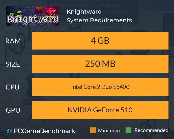 Knightward System Requirements PC Graph - Can I Run Knightward Knightward System Requirements PC Graph - Can I Run Knightward