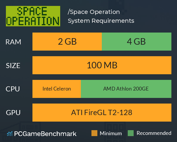空间大作战/Space Operation System Requirements PC Graph - Can I Run 空间大作战/Space Operation 空间大作战/Space Operation System Requirements PC Graph - Can I Run 空间大作战/Space Operation