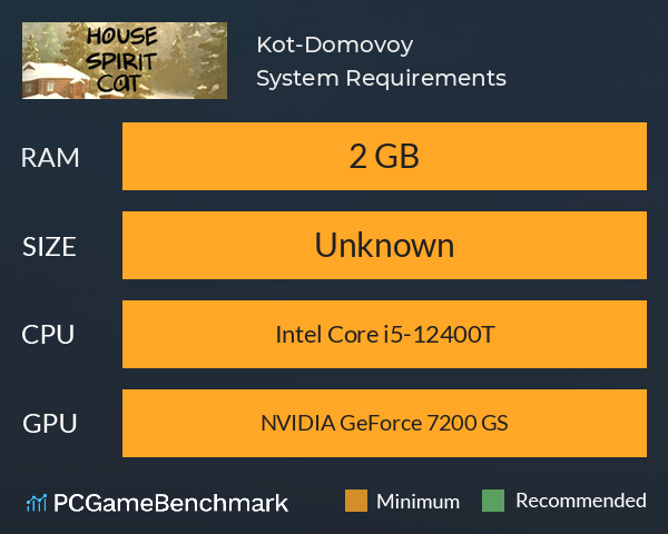 Kot-Domovoy System Requirements PC Graph - Can I Run Kot-Domovoy Kot-Domovoy System Requirements PC Graph - Can I Run Kot-Domovoy