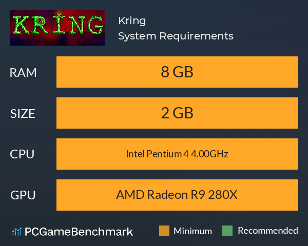 Kring System Requirements PC Graph - Can I Run Kring