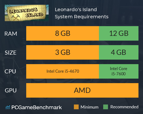 Leonardo's Island System Requirements PC Graph - Can I Run Leonardo's Island Leonardo's Island System Requirements PC Graph - Can I Run Leonardo's Island