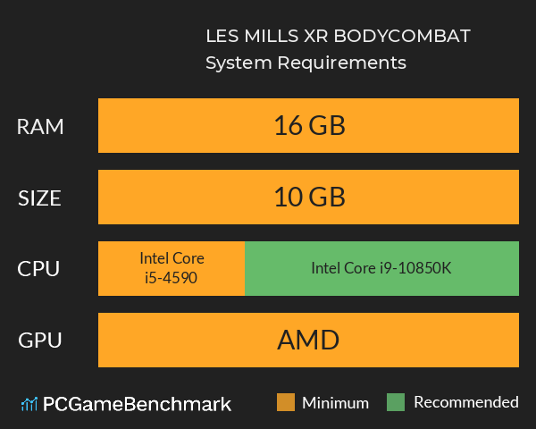 LES MILLS XR BODYCOMBAT System Requirements PC Graph - Can I Run LES MILLS XR BODYCOMBAT LES MILLS XR BODYCOMBAT System Requirements PC Graph - Can I Run LES MILLS XR BODYCOMBAT
