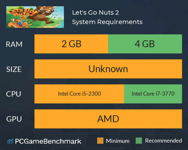 Let's Go Nuts! 2 System Requirements PC Graph - Can I Run Let's Go Nuts! 2 Let's Go Nuts! 2 System Requirements PC Graph - Can I Run Let's Go Nuts! 2