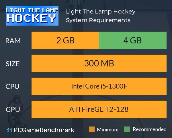 Light The Lamp Hockey System Requirements PC Graph - Can I Run Light The Lamp Hockey Light The Lamp Hockey System Requirements PC Graph - Can I Run Light The Lamp Hockey