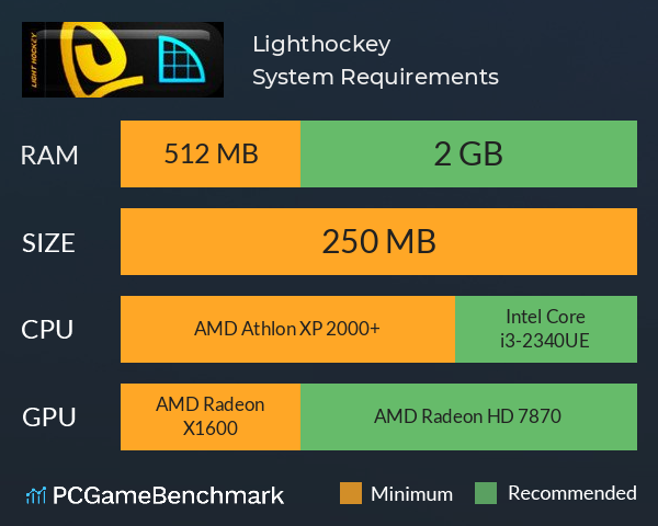 Lighthockey System Requirements PC Graph - Can I Run Lighthockey Lighthockey System Requirements PC Graph - Can I Run Lighthockey