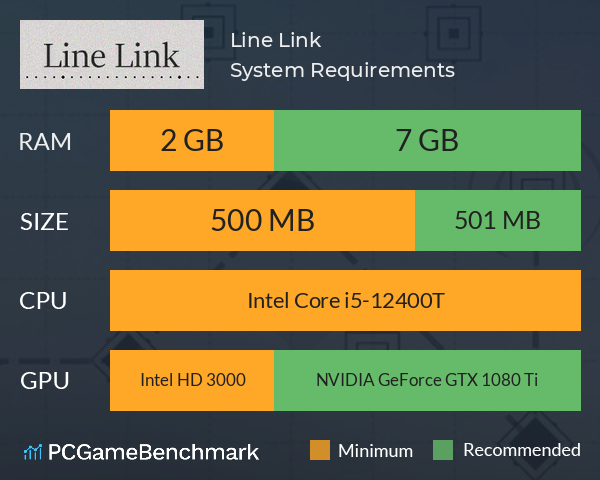 Line Link System Requirements PC Graph - Can I Run Line Link Line Link System Requirements PC Graph - Can I Run Line Link