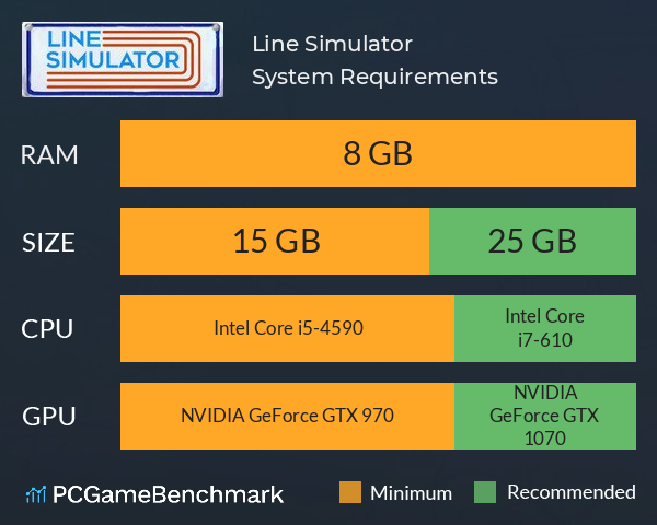 Line Simulator System Requirements PC Graph - Can I Run Line Simulator