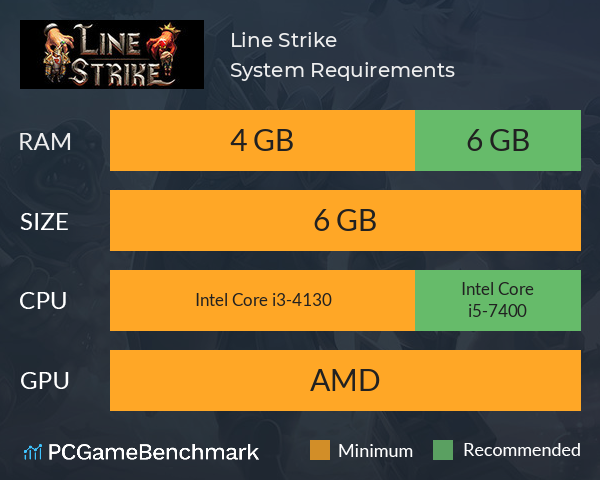 Line Strike System Requirements PC Graph - Can I Run Line Strike