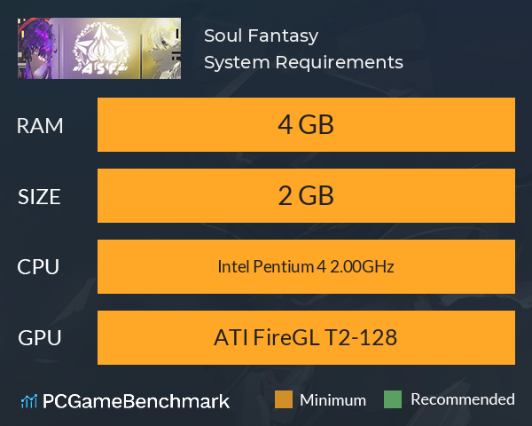 灵魂幻想 Soul Fantasy System Requirements PC Graph - Can I Run 灵魂幻想 Soul Fantasy 灵魂幻想 Soul Fantasy System Requirements PC Graph - Can I Run 灵魂幻想 Soul Fantasy