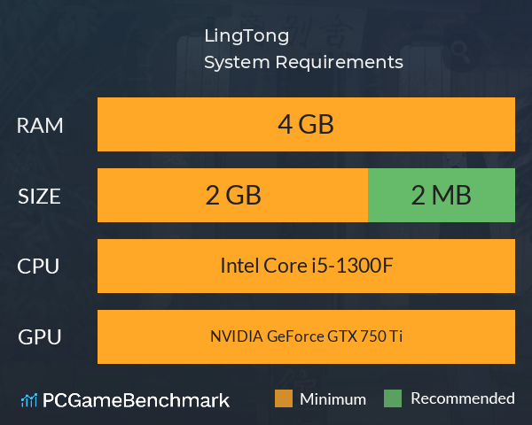 灵童LingTong System Requirements PC Graph - Can I Run 灵童LingTong 灵童LingTong System Requirements PC Graph - Can I Run 灵童LingTong