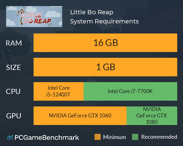 Little Bo Reap System Requirements PC Graph - Can I Run Little Bo Reap Little Bo Reap System Requirements PC Graph - Can I Run Little Bo Reap