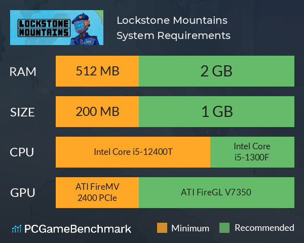 Lockstone Mountains System Requirements PC Graph - Can I Run Lockstone Mountains Lockstone Mountains System Requirements PC Graph - Can I Run Lockstone Mountains