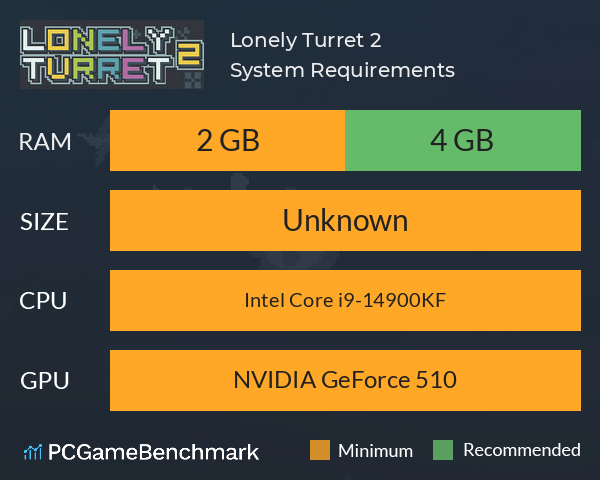 Lonely Turret 2 System Requirements PC Graph - Can I Run Lonely Turret 2 Lonely Turret 2 System Requirements PC Graph - Can I Run Lonely Turret 2