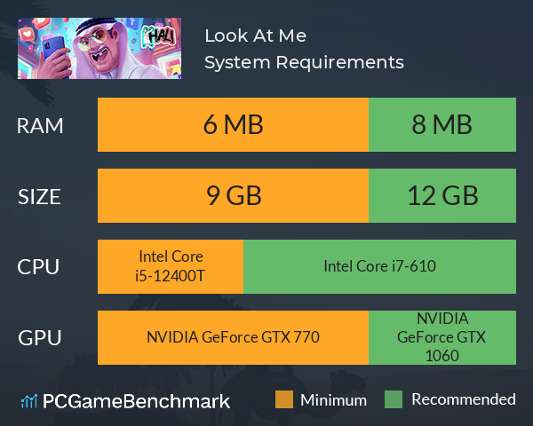 Look At Me System Requirements PC Graph - Can I Run Look At Me Look At Me System Requirements PC Graph - Can I Run Look At Me