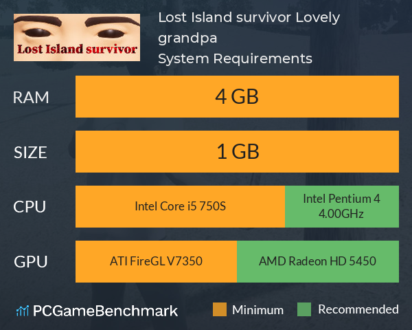 Lost Island survivor: Lovely grandpa System Requirements PC Graph - Can I Run Lost Island survivor: Lovely grandpa Lost Island survivor: Lovely grandpa System Requirements PC Graph - Can I Run Lost Island survivor: Lovely grandpa