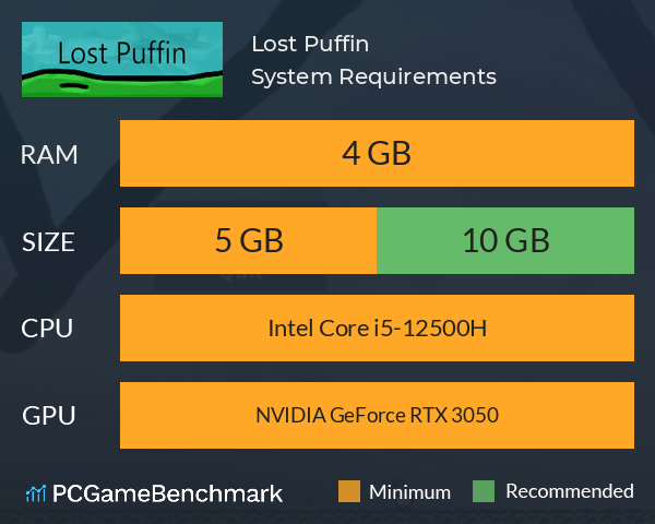 Lost Puffin System Requirements PC Graph - Can I Run Lost Puffin Lost Puffin System Requirements PC Graph - Can I Run Lost Puffin
