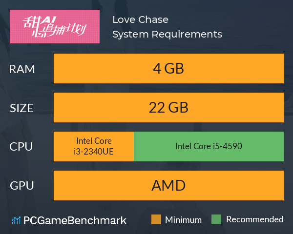Love Chase System Requirements PC Graph - Can I Run Love Chase
