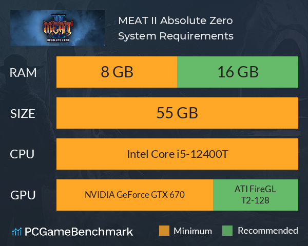 M.E.A.T. II: Absolute Zero System Requirements PC Graph - Can I Run M.E.A.T. II: Absolute Zero M.E.A.T. II: Absolute Zero System Requirements PC Graph - Can I Run M.E.A.T. II: Absolute Zero