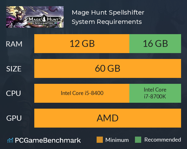 Mage Hunt: Spellshifter System Requirements PC Graph - Can I Run Mage Hunt: Spellshifter Mage Hunt: Spellshifter System Requirements PC Graph - Can I Run Mage Hunt: Spellshifter