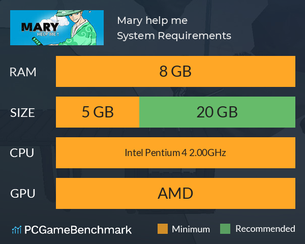 Mary help me System Requirements PC Graph - Can I Run Mary help me Mary help me System Requirements PC Graph - Can I Run Mary help me