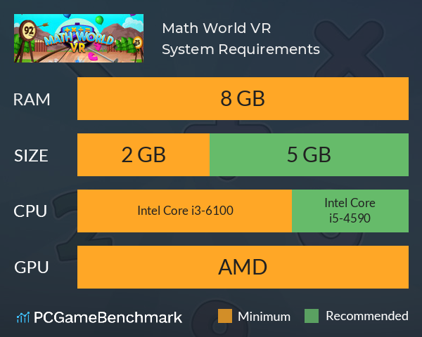 Math World VR System Requirements PC Graph - Can I Run Math World VR Math World VR System Requirements PC Graph - Can I Run Math World VR