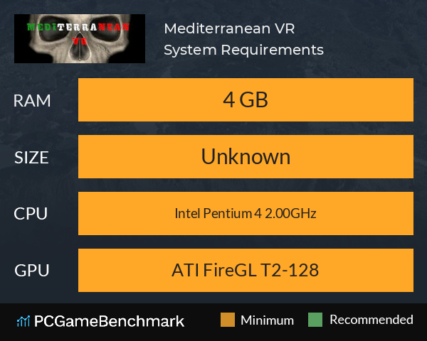 Mediterranean VR System Requirements PC Graph - Can I Run Mediterranean VR Mediterranean VR System Requirements PC Graph - Can I Run Mediterranean VR