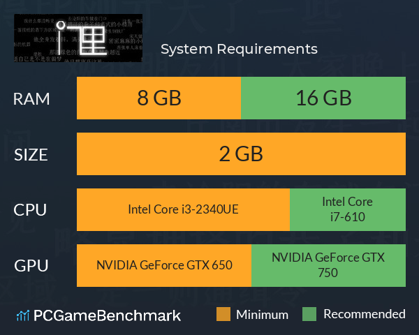 门里 System Requirements PC Graph - Can I Run 门里 门里 System Requirements PC Graph - Can I Run 门里