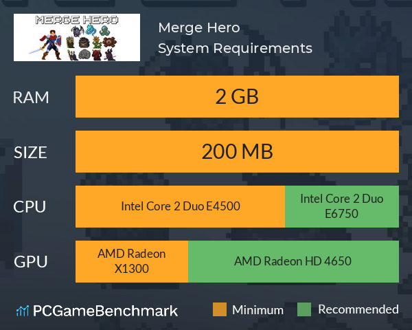 Merge Hero System Requirements PC Graph - Can I Run Merge Hero Merge Hero System Requirements PC Graph - Can I Run Merge Hero