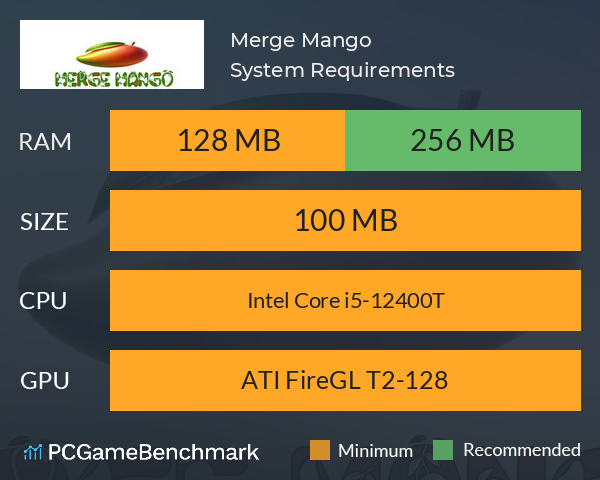 Merge Mango System Requirements PC Graph - Can I Run Merge Mango Merge Mango System Requirements PC Graph - Can I Run Merge Mango