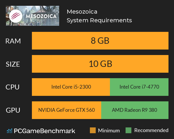 Mesozoica System Requirements PC Graph - Can I Run Mesozoica