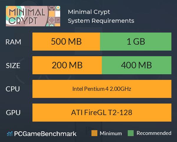 Minimal Crypt System Requirements PC Graph - Can I Run Minimal Crypt
