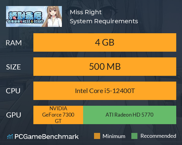 Miss Right? | 舔到最后 应有尽有 System Requirements PC Graph - Can I Run Miss Right? | 舔到最后 应有尽有 Miss Right? | 舔到最后 应有尽有 System Requirements PC Graph - Can I Run Miss Right? | 舔到最后 应有尽有