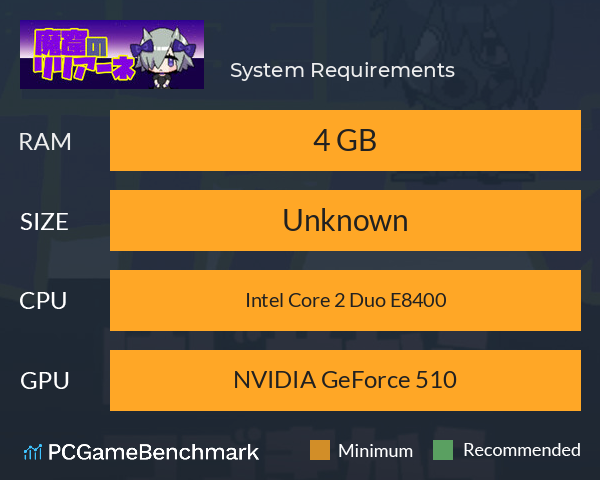 魔窟のリリアーネ System Requirements PC Graph - Can I Run 魔窟のリリアーネ 魔窟のリリアーネ System Requirements PC Graph - Can I Run 魔窟のリリアーネ