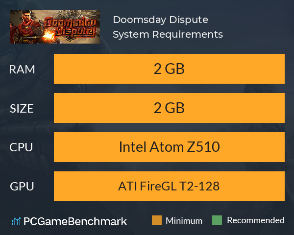 末日纷争Doomsday Dispute System Requirements PC Graph - Can I Run 末日纷争Doomsday Dispute 末日纷争Doomsday Dispute System Requirements PC Graph - Can I Run 末日纷争Doomsday Dispute