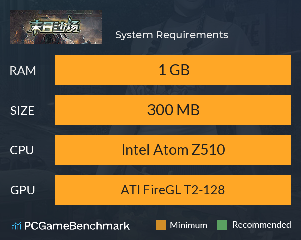 末日沙场 System Requirements PC Graph - Can I Run 末日沙场 末日沙场 System Requirements PC Graph - Can I Run 末日沙场