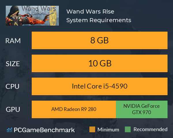 魔杖战争 Wand Wars: Rise System Requirements PC Graph - Can I Run 魔杖战争 Wand Wars: Rise 魔杖战争 Wand Wars: Rise System Requirements PC Graph - Can I Run 魔杖战争 Wand Wars: Rise