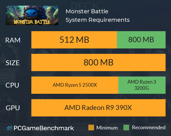 Monster Battle System Requirements PC Graph - Can I Run Monster Battle Monster Battle System Requirements PC Graph - Can I Run Monster Battle
