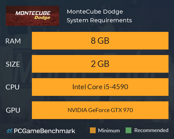 MonteCube Dodge System Requirements PC Graph - Can I Run MonteCube Dodge MonteCube Dodge System Requirements PC Graph - Can I Run MonteCube Dodge