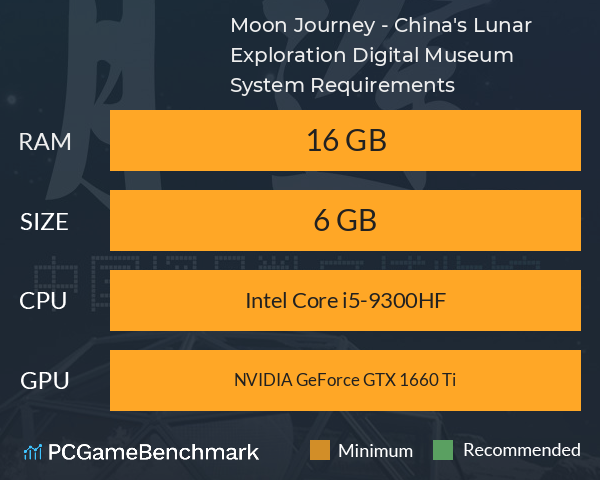 Moon Journey - China's Lunar Exploration Digital Museum System Requirements PC Graph - Can I Run Moon Journey - China's Lunar Exploration Digital Museum Moon Journey - China's Lunar Exploration Digital Museum System Requirements PC Graph - Can I Run Moon Journey - China's Lunar Exploration Digital Museum