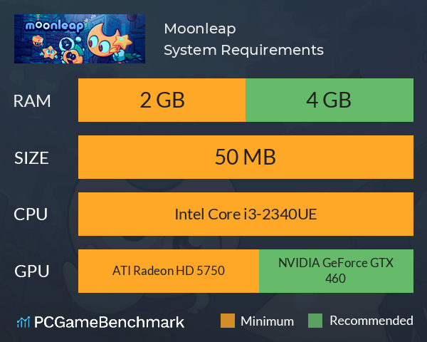 Moonleap System Requirements PC Graph - Can I Run Moonleap Moonleap System Requirements PC Graph - Can I Run Moonleap